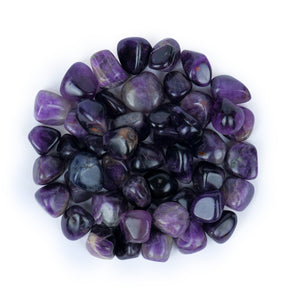 Amethyst Healing Crystal Tumbled Stone (1 lb Pack)