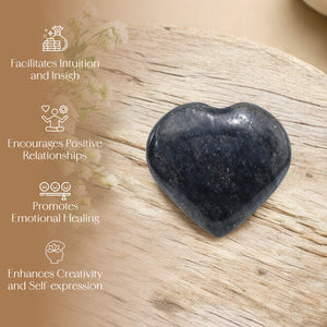 Blue Aventurine Puff Heart