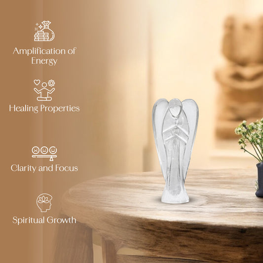 Clear Quartz Guardian Angel