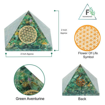 Green Aventurine Orgone Pyramid