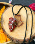 Carnelian Crystal Pendant