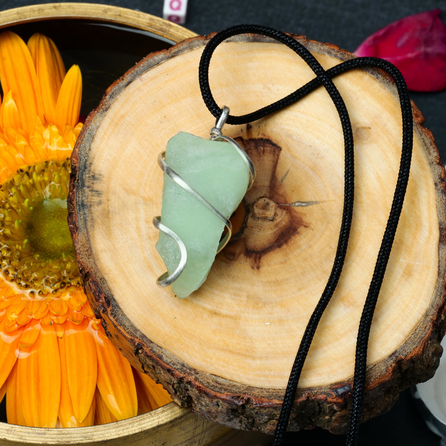 Green Aventurine Stone Necklace