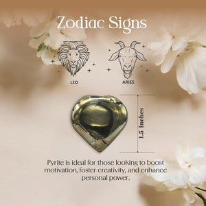 Pyrite Puff Heart