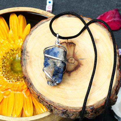 Sodalite Crystal Pendant