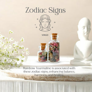 Rainbow Tourmaline Crystal Chips