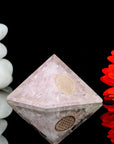 Orgone Pyramid Rose Quartz Crystal Attract Love Positive Relationship