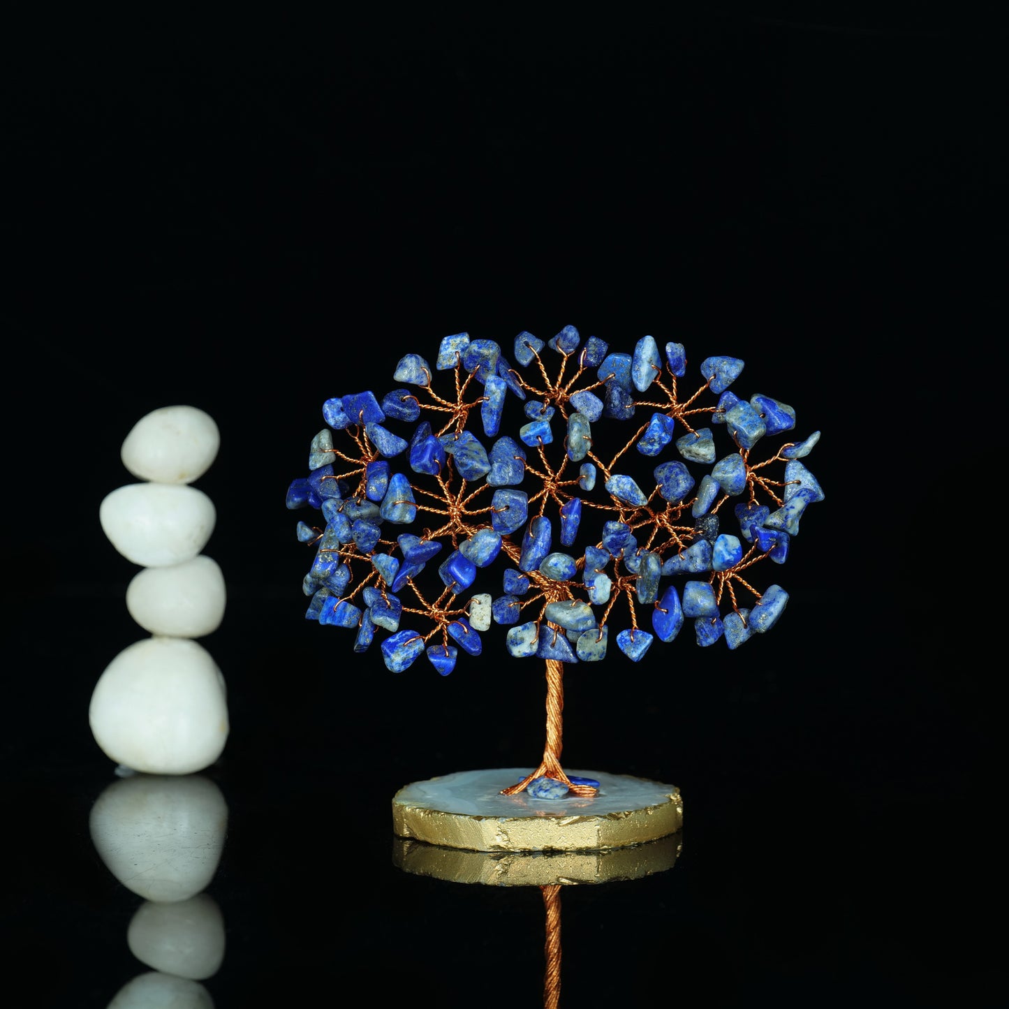 Lapis Lazuli Slice Base Tree