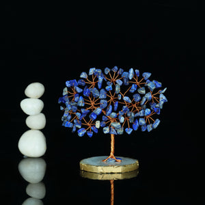 Lapis Lazuli Slice Base Tree