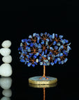 Lapis Lazuli Third Eye Chakra Slice Base Tree Symbol of Wisdom and Truth