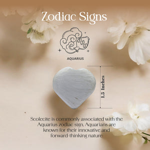 Scolecite Puff Heart