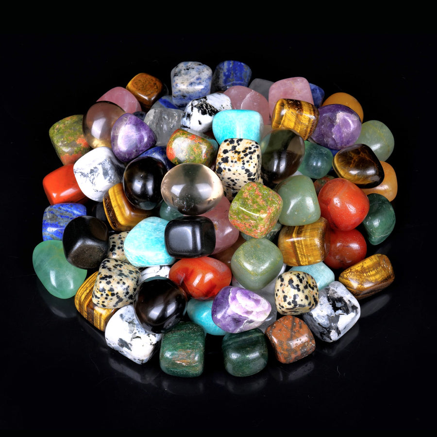 Mix Chakra Crystal Energy Tumbled Stones 1 Lb