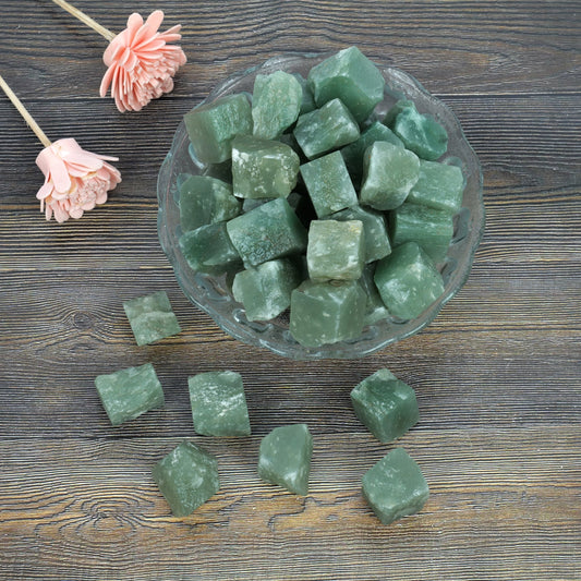 Green Aventurine Raw Stone ( 1 lb Pack)