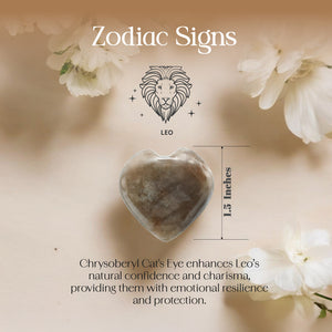 Chrysoberyl Cat’s Eye Puff Heart