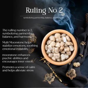 1lb Multi Moonstone Tumbled Stone