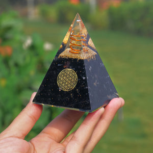 Black Tourmaline Orgonite Pyramid