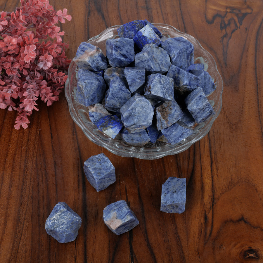 Sodalite Rough Stones for Jewelry Making 1/2 lb