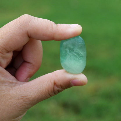 Green Flourite Tumbled Stone