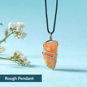 Yellow Aventurine Raw Stone Necklace