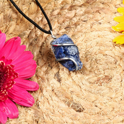 Sodalite Crystal Pendant