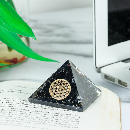 Black Tourmaline Orgone Pyramid