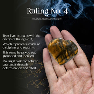 Tiger Eye Puff Heart