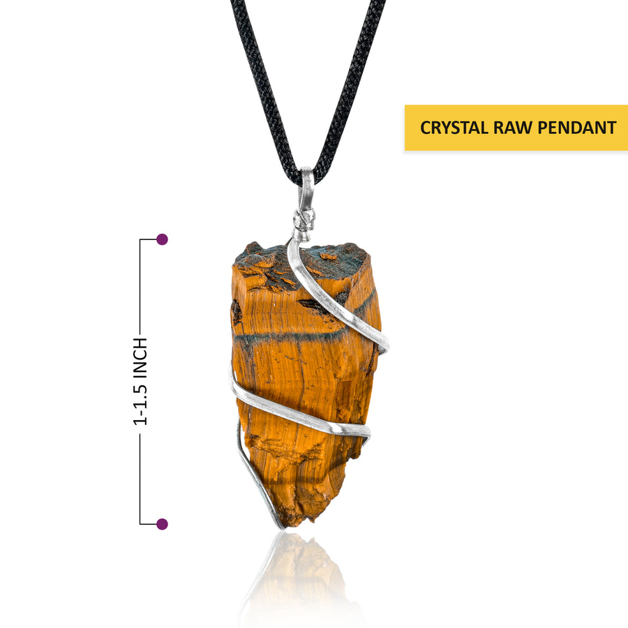 Tiger Eye Courage Chain - Raw Strength Necklace