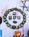 Labradorite Crystal Handcrafted Rune Set