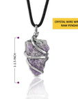 Raw Iolite Visionary Stone - Navigator's Necklace
