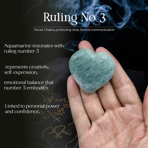 Aquamarine Puff Heart