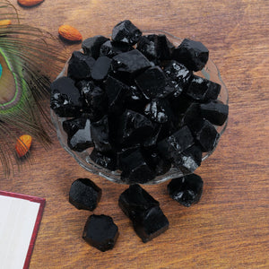 Black Obsidian Natural Rough Stone (1lb Pack)