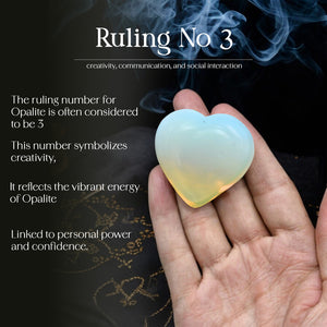 Opalite Puff Heart