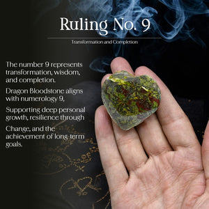 Dragon Bloodstone Puff Heart