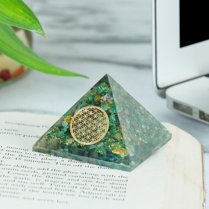 Green Aventurine Orgone Pyramid