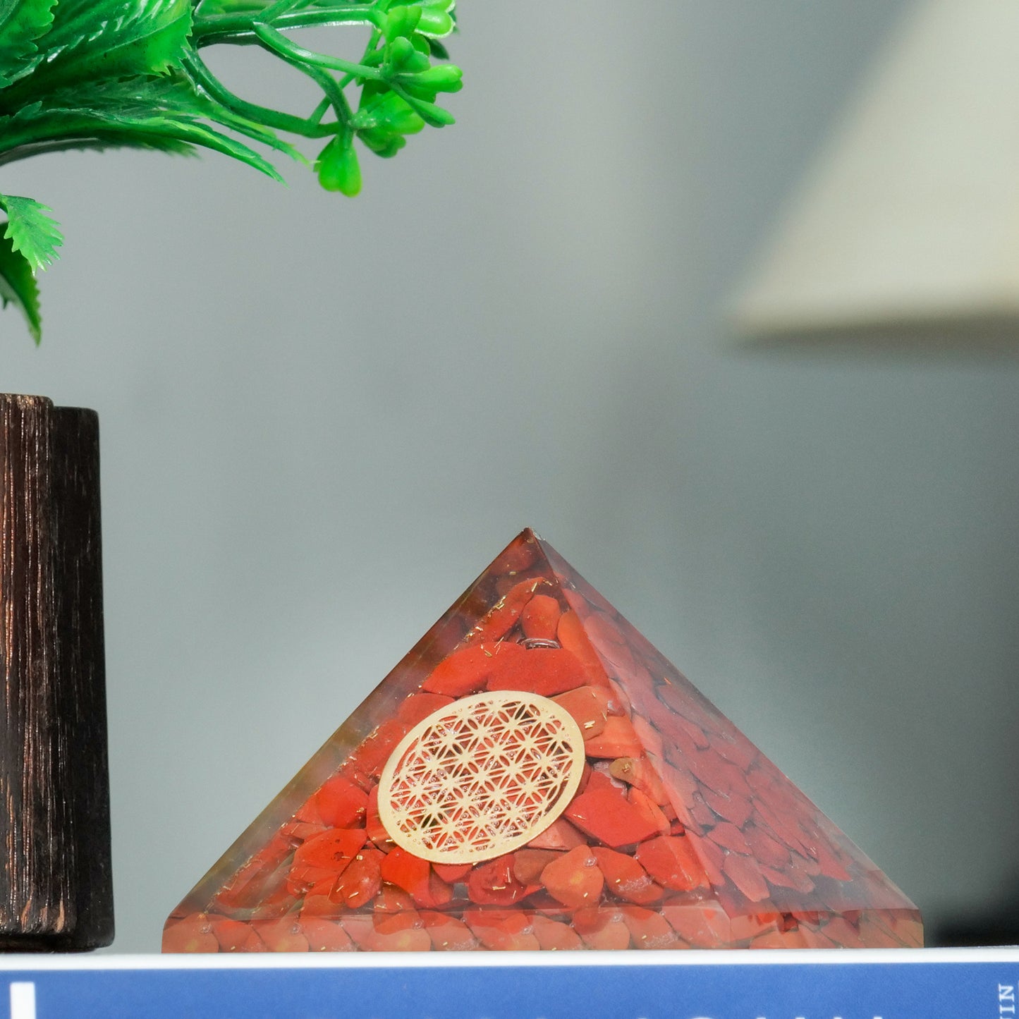 Red Jasper Orgone Pyramid