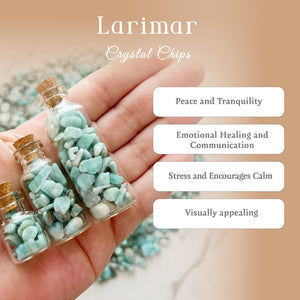 Larimar Crystal Chips