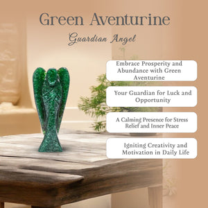 Green Aventurine Guardian Angel