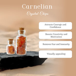 Carnelian Crystal Chips