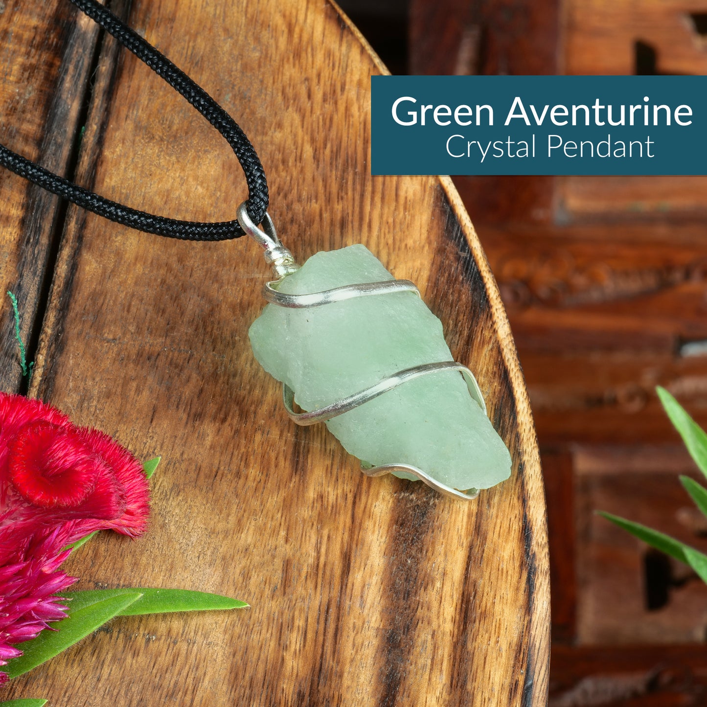 Green Aventurine Stone Necklace