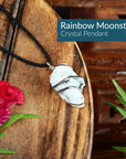 Rainbow Moonstone Luminescence - Mystical Glow Necklace