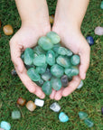 Green Flourite Bulk Crystal Tumbled Stones 1/2 lb