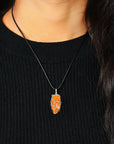 Sunstone Radiance Charm - Joyful Light Necklace