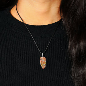 Unakite Crystal Necklace