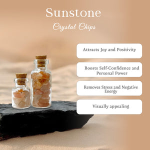 Sunstone Crystal Chips