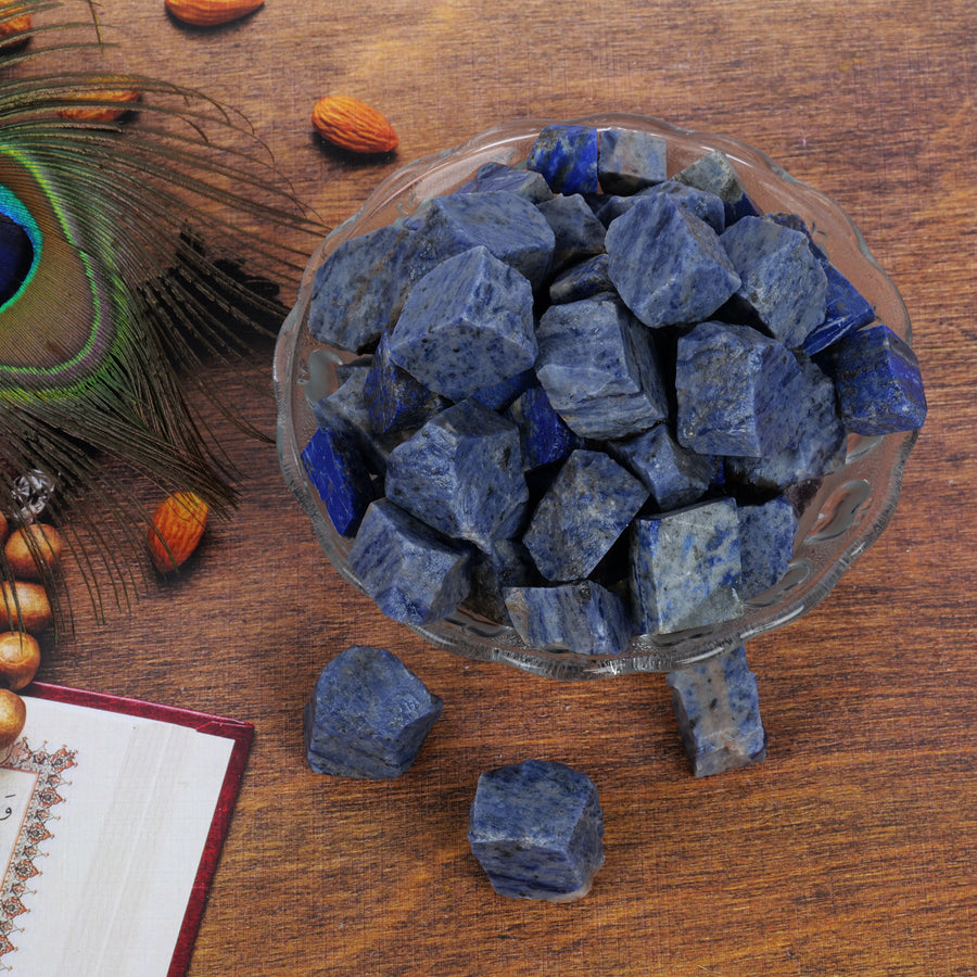 Sodalite Rough Stones for Jewelry Making 1/2 lb