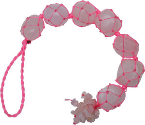 Crystal Hanging Ornaments - Rose Quartz Decor - Halloween Wall Hanging