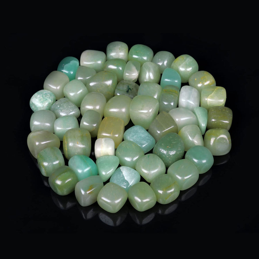 Green Jade Crystal Tumbled Stone for Healing