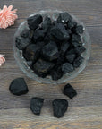 Black Tourmaline Raw Gemstone Rough Stones 1 lb