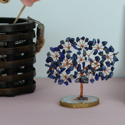 Lapis Lazuli Slice Base Tree