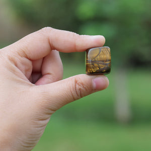 Tiger Eye Tumbled Stone (1lb Pack)