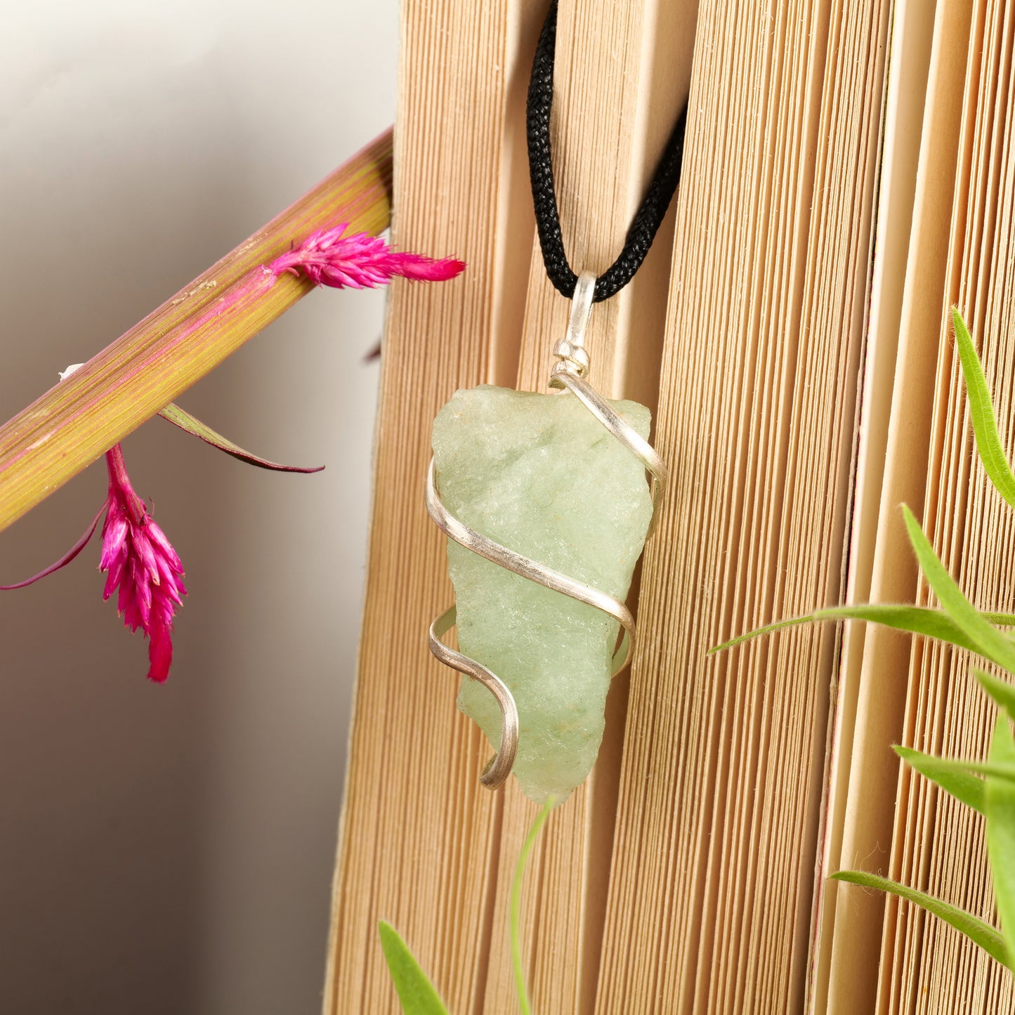 Green Aventurine Stone Necklace